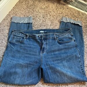 Old Navy Women’s Cuffed Boyfriend Jeans 14